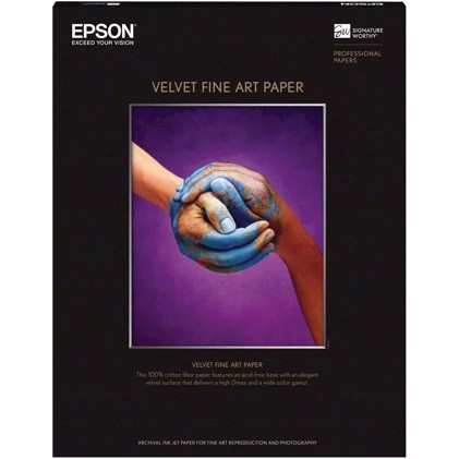 Epson Velvet Fine Art Paper 260 g/m2, A2 - 25 listů