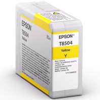Epson Yellow 80 ml inkoustová kazeta T8504 - Epson SureColor P800