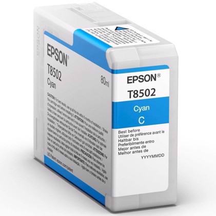 Epson Cyan 80 ml inkoustová kazeta T8502 - Epson SureColor P800