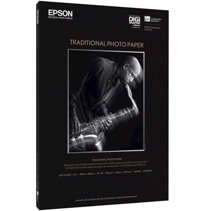Epson Traditional Photo Paper 300 g/m2, A4 - 25 listů