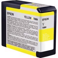 Epson Yellow 80 ml inkoustová kazeta T5804 - Epson Pro 3800 a 3880