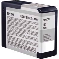 Epson Light Black 80 ml inkoustová kazeta T5807 - Epson Pro 3800 a 3880