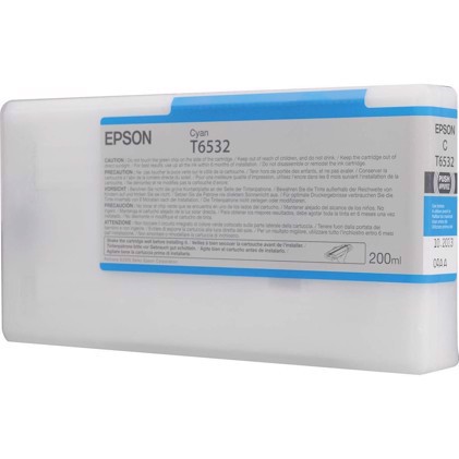 Epson Cyan T6532 - 200 ml inkoustová kazeta pro Epson Pro 4900