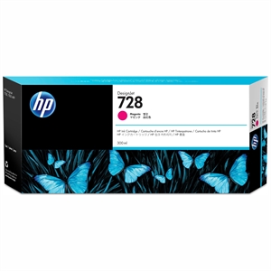 HP 728 300-ml Magenta DesignJet inkoustová kazeta