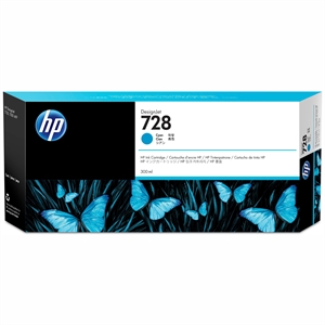 HP 728 300-ml Cyan DesignJet inkoustová kazeta