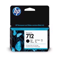 HP 712 38-ml Black DesignJet Ink inkoustová kazeta