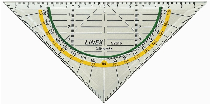 Linex geometrický trojúhelník super série 16cm S2616