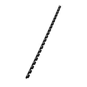 Leitz Spiralní kroužky plasty 6mm černé (100)