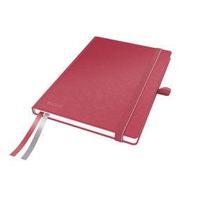 Leitz Zápisník Complete A5 čtvercový 96g/80 listů červený