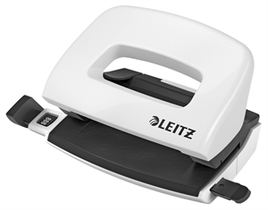 Leitz otvorový zařízení Mini WOW 2 dírková na 10 listů bílá.