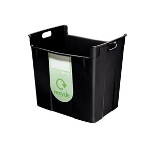 Leitz Odpadkový koš Basko pro recyklaci 40L černý