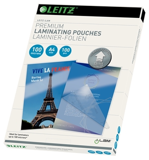 Leitz Laminator Pouch UDT glossy 100my A4 (100)
