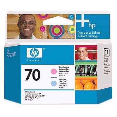 HP 70 - Světla magenta a světla cyan tiskových hlav