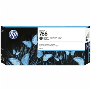HP 766 Matte Black inkoustová kazeta, 300 ml