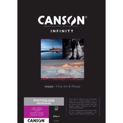 Canson PhotoGloss Premium RC 270 g/m² - A2, 25 listů