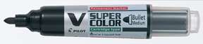 Pilot Marker V-Super Color BG rund 0,9mm černý