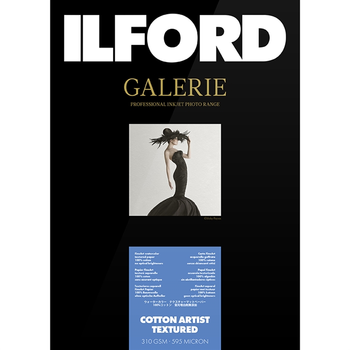 Ilford Cotton Artist Textured for FineArt Album - 330mm x 518mm - 25 ks.
