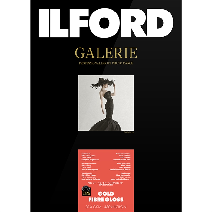 Ilford Gold Fibre Gloss for FineArt Album - 330mm x 365mm - 25 ks.