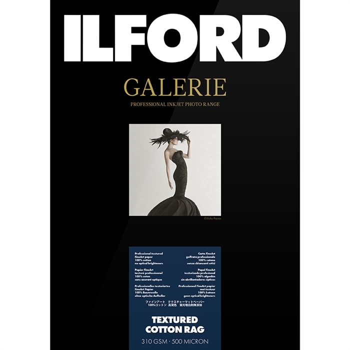 Ilford Textured Cotton Rag for FineArt Album - 330mm x 518mm - 25 ks.