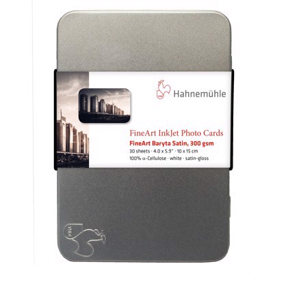 Hahnemühle FineArt Baryta Satin Photo cards 300 g/m² - 10x15 cm - 30 listů