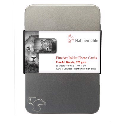 Hahnemühle FineArt Baryta Photo cards 325 g/m² - 10 x 15 cm - 30 Archa