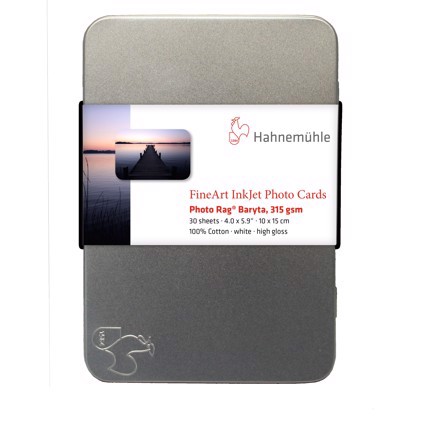 Hahnemühle Photo Rag Baryta Photo cards 315 g/m² - 10x15 cm - 30 Archa