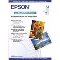 Epson Archival Matte Paper 192 g, A3 - 50 listů