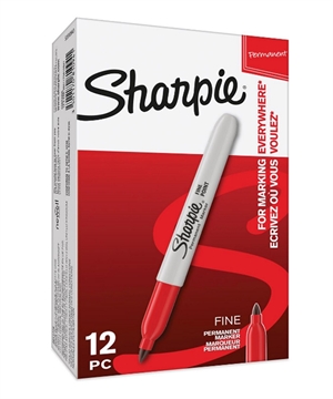 Sharpie Marker Fine 1,0mm červený