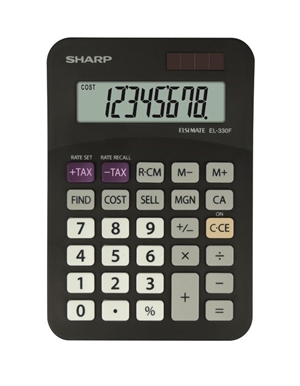 Sharp kalkulátor EL-330FB černý