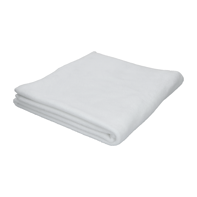 Towel White - ± 100 x 180 cm Terry Fabric - Microfiber Topside / Cotton Backside