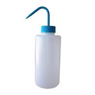 Plastová láhev s rozprašovací trubicí 1 ltr s modrou špičkou