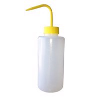 Plastová láhev s rozprašovací trubicí 1 ltr se žlutou špičkou