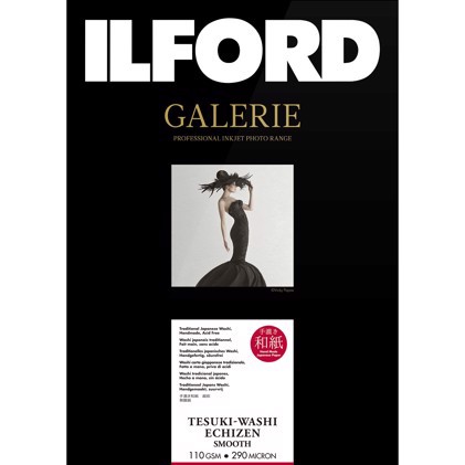 Ilford GALERIE Tesuki-Washi Echizen Smooth 110 - 10 x 15 (102 mm x 152 mm), 50 listů