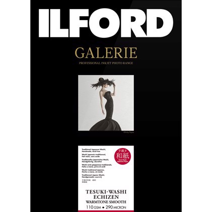 Ilford GALERIE Tesuki-Washi Echizen Warmtone  Smooth 110 - formát A3+, 10 listů