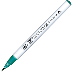 ZIG Clean Color Pensel Pen 417 Modrozelený