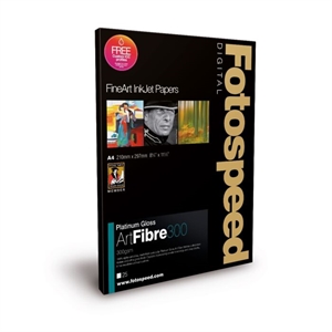 Fotospeed Platium Gloss ART FIBRE 300 g/m² - 5x5", 25 listů