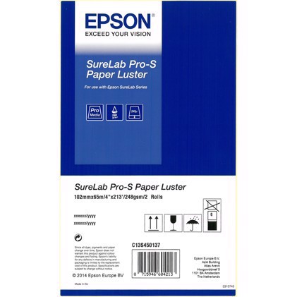 Epson SureLab Pro-S papír Lesklý BP 3,5" x 65 metrů 4 role