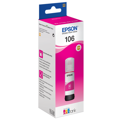 Epson T106 EcoTank Magenta lahvička s inkoustem
