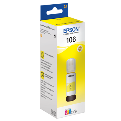 Epson T106 EcoTank Yellow lahvička s inkoustem