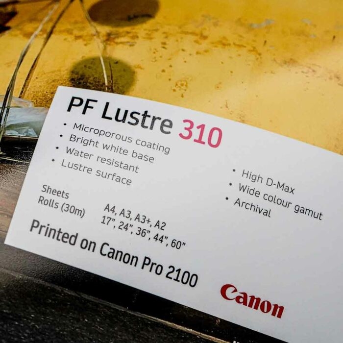 Fotospeed PF Lustre 310 g/m² - 44" x 30 metrů