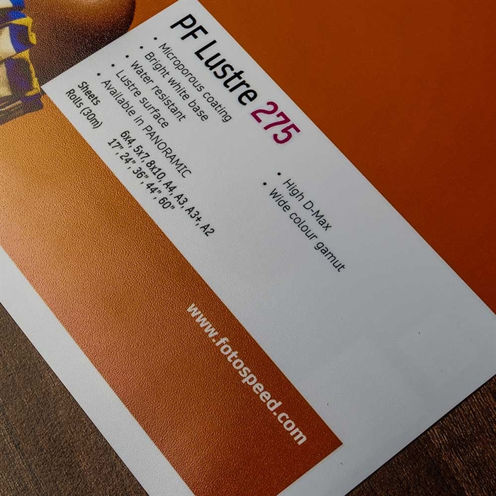 Fotospeed PF Lustre 275 g/m² - 44" x 30 mètres