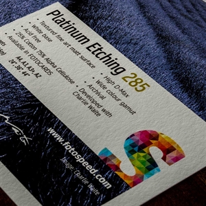 Fotospeed Platinum Etching 285 g/m² - 44" x 15 mètres