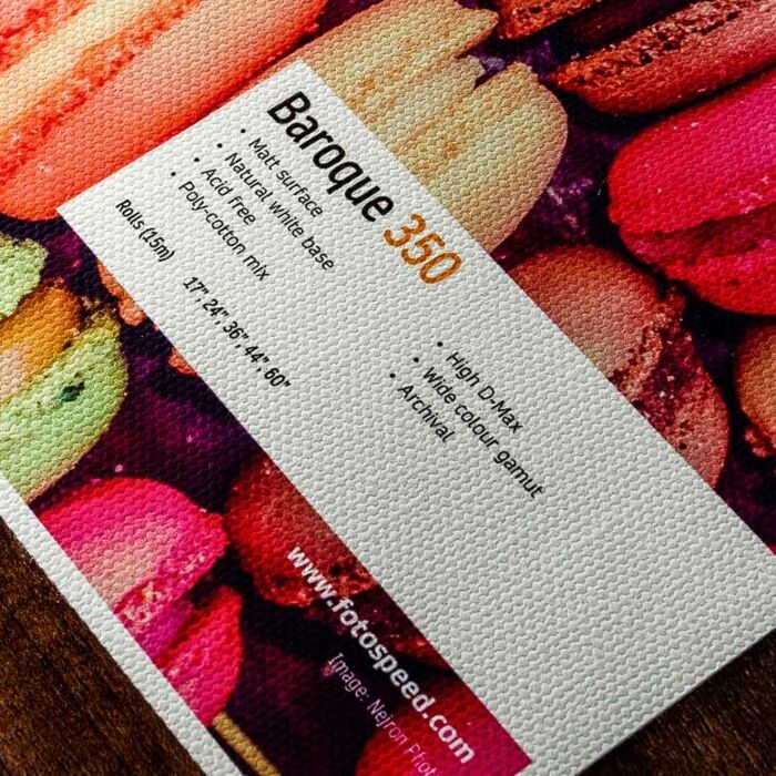 Fotospeed Baroque (Matt) 350 g/m² - 24" x 15 mètres