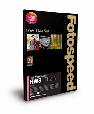 Fotospeed High White Smooth LITE 215 g/m² - A2, 25 Archa