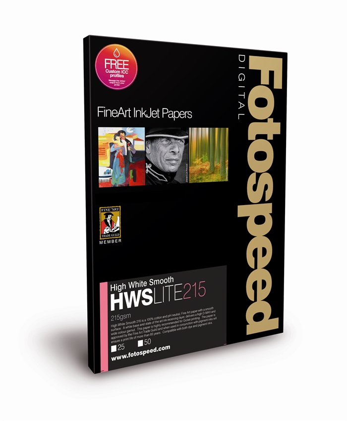 Fotospeed High White Smooth LITE 215 g/m² - A4, 25 Archa